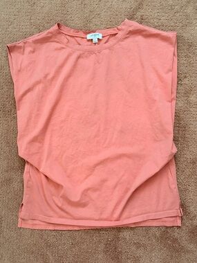 Umgee Side Pleat Crew Neck Tee